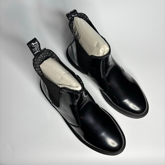 Dr. Martens Flora Women's Smooth Leather Chelsea Boots in Black - Picture 7 of 11